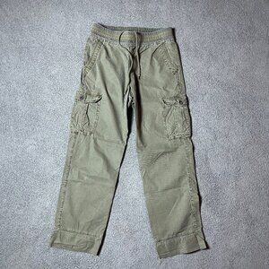 James Perse Los Angeles Ribbed Utility Cargo Pant Olive Green Women's Small (1)